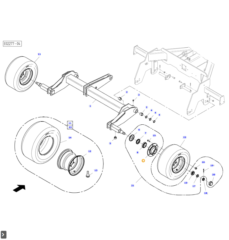 AGCO | Wheel Hub | AG-Fel200741