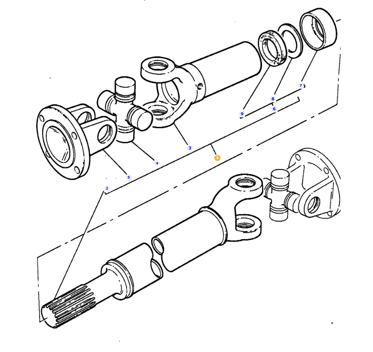 AGCO | Drive Shaft | AG-1695382M92