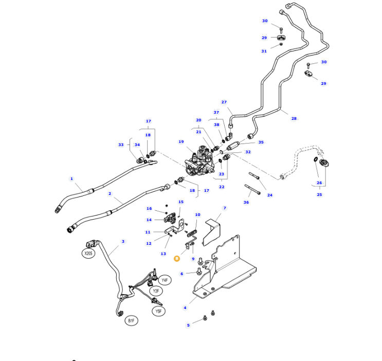 AGCO | Control Lever | AG-Acw9227240