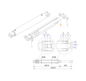 AGCO | Cylinder Rod | AG-Al12712423