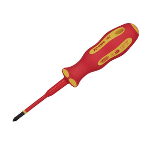 Draper Xp1000&#174; Vde Slimline Cross Slot Screwdriver, No.1 X 80mm - 965SLIMCS - Farming Parts