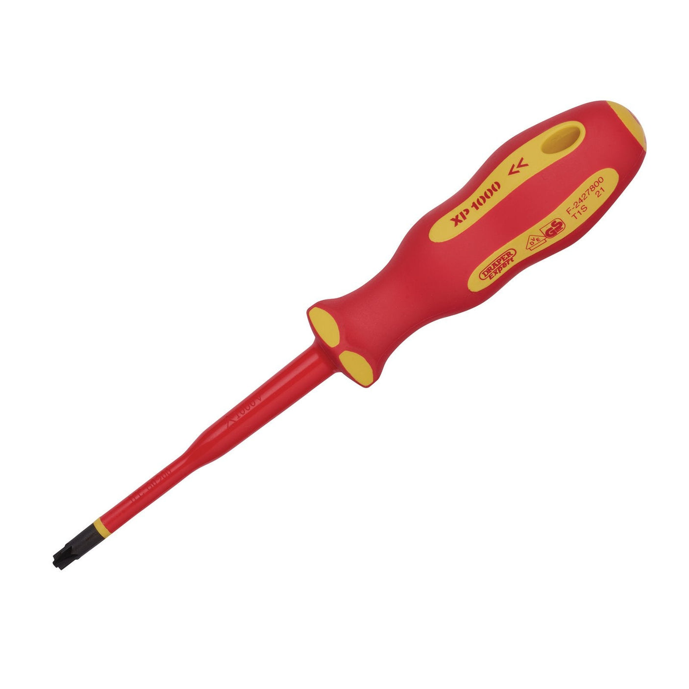 Draper Xp1000&#174; Vde Pz/Sl Type Slimline Screwdriver, No.2 X 100mm - 965SLIMPZ/SL - Farming Parts