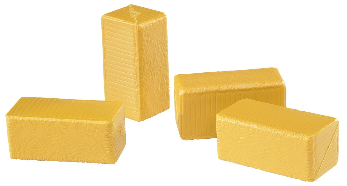 Set of Large Hay Bales (4 pcs) – 1:16 Scale, Durable & Playable Farm Accessories | 023423