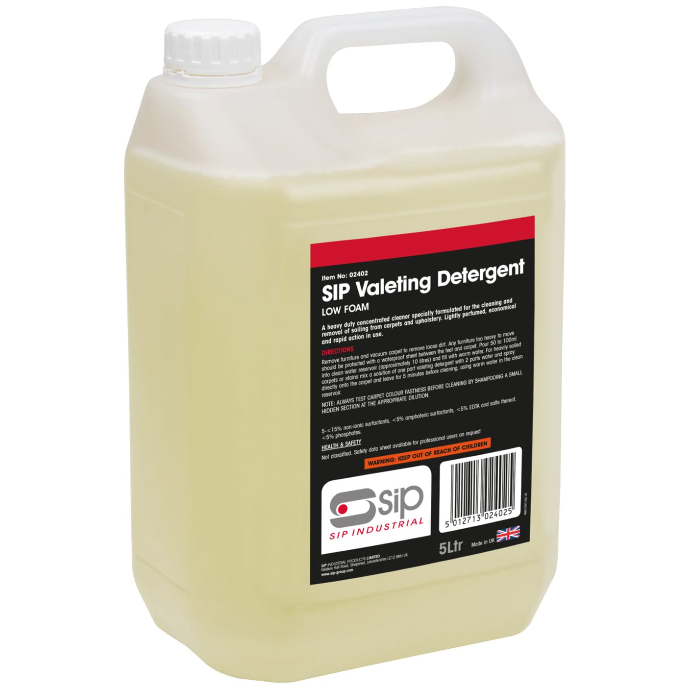 SIP - 5ltr Valeting Detergent - SIP-02402 - Farming Parts