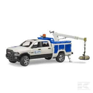 RAM 2500 Service truck with rotating beacon light - U02509