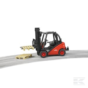 Linde H35 Forklift + 2 Pallets - U02511