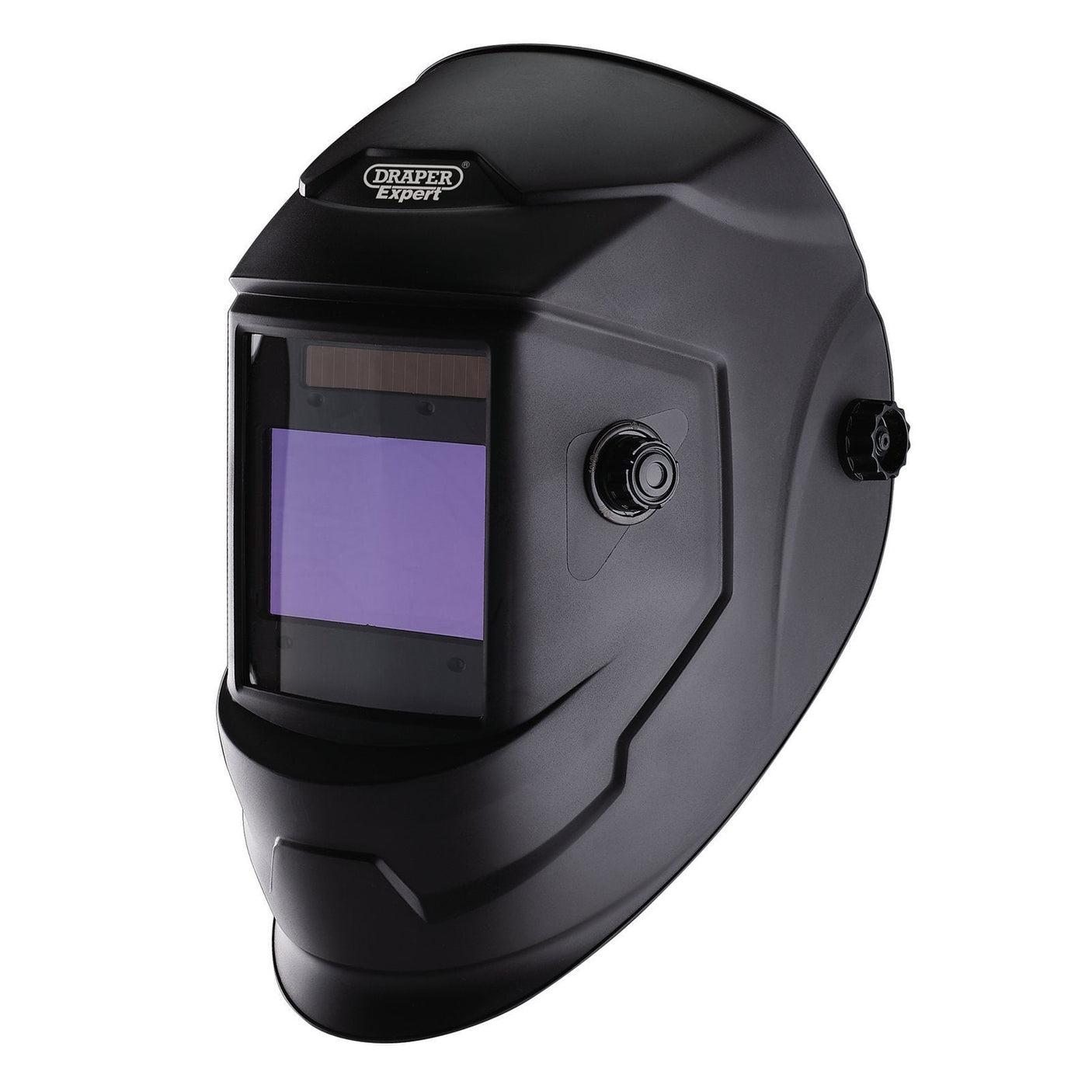 Draper Expert Auto-Darkening Multi-Use Welding Helmet - WHVS-BK features an adjustable sensitivity visor and is perfect for TIG, MIG, and ARC welding.