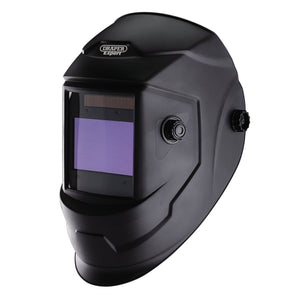 Draper Expert Auto-Darkening Multi-Use Welding Helmet - WHVS-BK features an adjustable sensitivity visor and is perfect for TIG, MIG, and ARC welding.