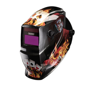 Draper Auto-Darkening Welding Helmet, Playing Cards - WHVS-PC - Farming Parts