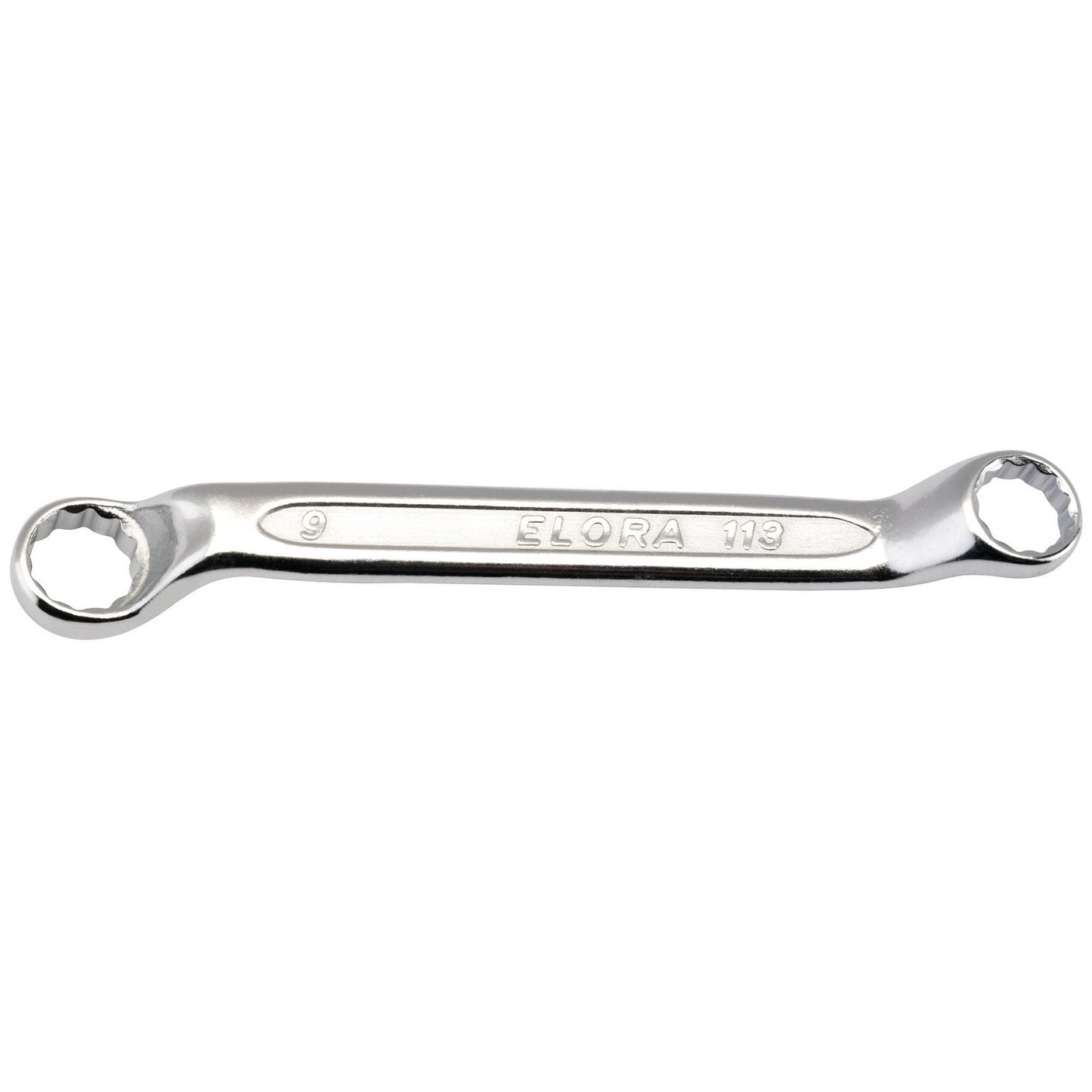 Draper Elora Midget Deep Crank Metric Ring Spanner, 8 X 9mm - 113-8x9 - Farming Parts