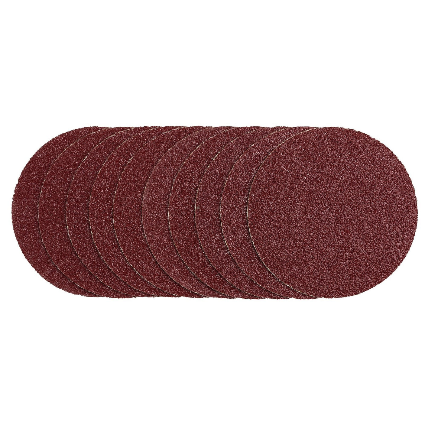 Draper Sanding Discs, 125mm, Hook & Loop, 40G (Pack Of 10) - SDHL125 - Farming Parts