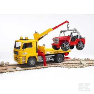 MAN Breakdown Truck + Cross Country Vehicle – 1:16 Scale Toy | U02750