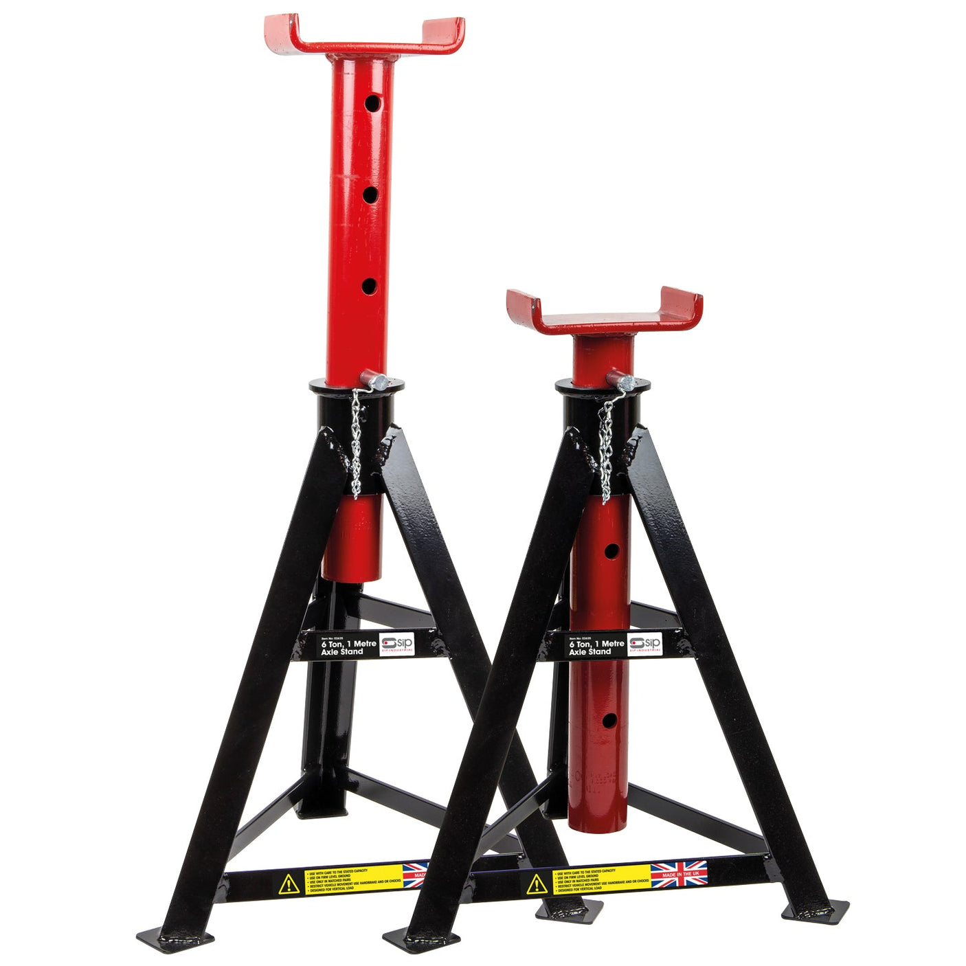 SIP - 6 TON 1mtr Axle Stands - SIP-03635 - Farming Parts