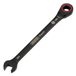 Draper Expert Hi-Torq® Metric Ratchet Combination Spanner, 8mm, Black - 8241MM/BK - Farming Parts