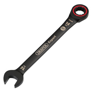 Draper Expert Hi-Torq&#174; Metric Ratchet Combination Spanner, 14mm, Black - 8241MM/BK - Farming Parts