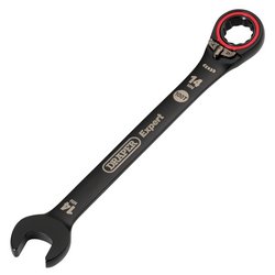 Draper Expert Hi-Torq®  Metric Reversible Ratchet Combination Spanner, 14Mm, Black | 8241Rmm/Bk