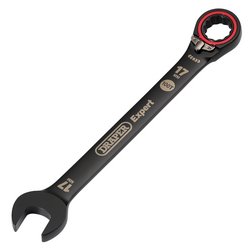 Draper Expert Hi-Torq®  Metric Reversible Ratchet Combination Spanner, 17Mm, Black | 8241Rmm/Bk