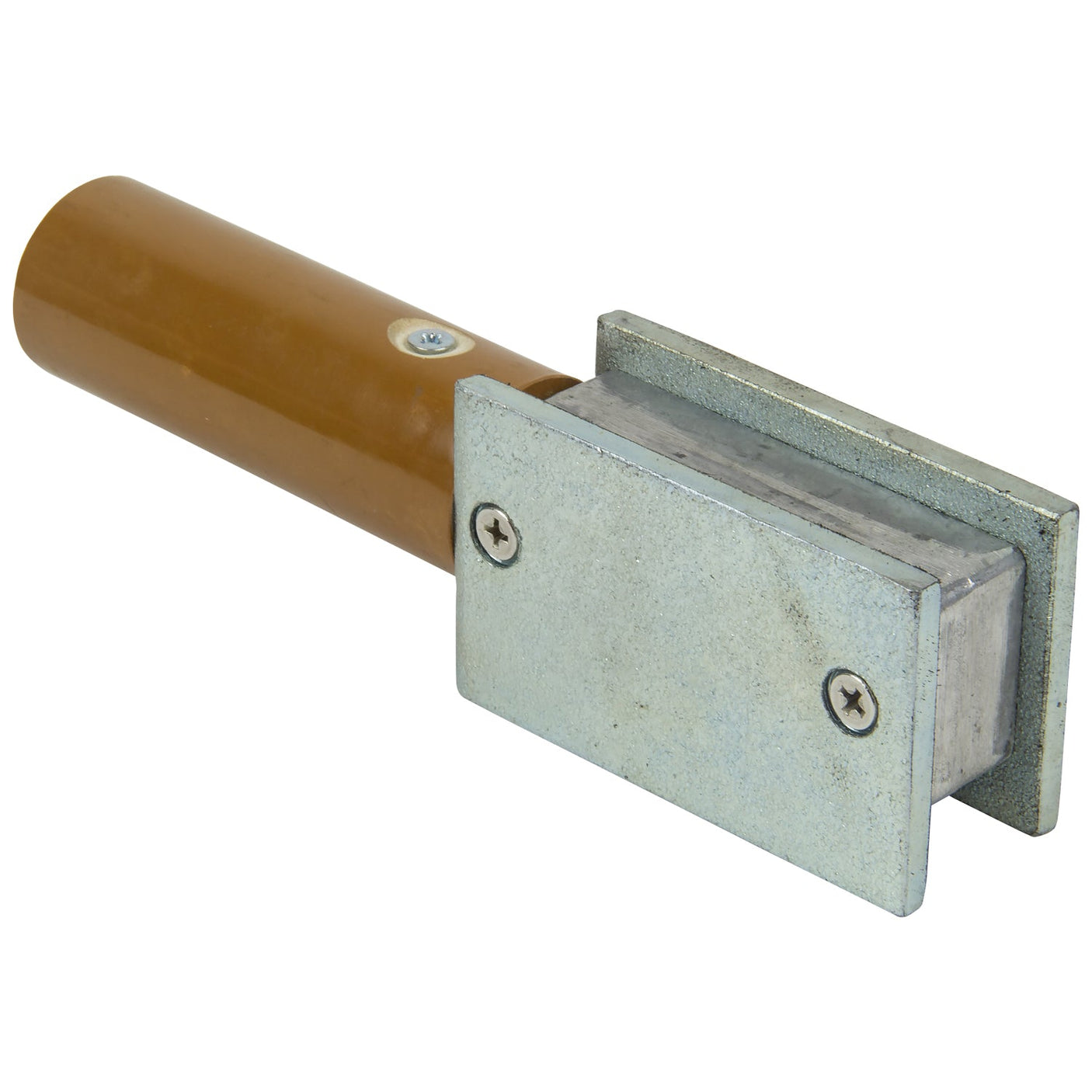 The SIP - 400A Magnetic Earth Clamp (SIP-04157) from SIP is a robust welding tool featuring a durable rectangular metal and plastic base, a cylindrical handle, and adjustment screws and bolt for secure connections during welding operations.