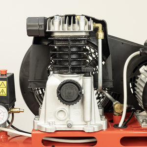 TIGREN 270ltr Tandem Belt-Driven Compressor 230v Heavy-Duty SIP-04386