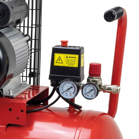 TIGREN 100L 3hp Belt-Driven Compressor | Twin Cylinder | IP-04396