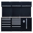 Draper Bunker&#174; Modular Storage Combo With Stainless Steel Worktop (14 Piece) - MS400COMBO/14B - Farming Parts