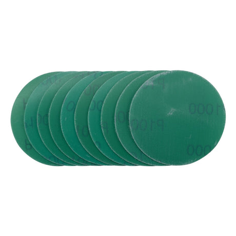 Draper Wet And Dry Sanding Discs With Hook And Loop, 75mm, 1000 Grit (Pack Of 10) - SDWOD75 - Farming Parts