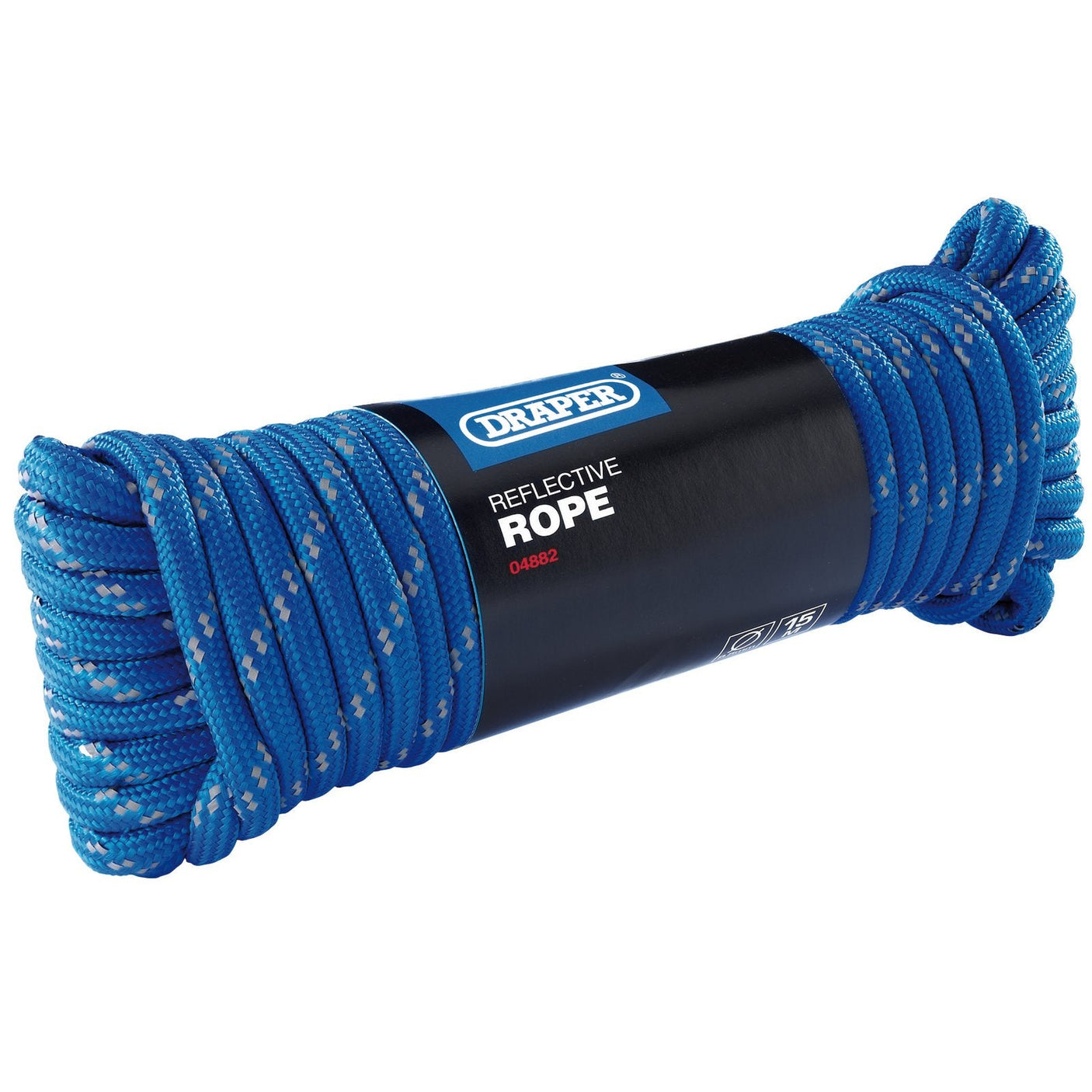 Draper Reflective Polypropylene Rope, 15M X 9mm - RR/Q - Farming Parts