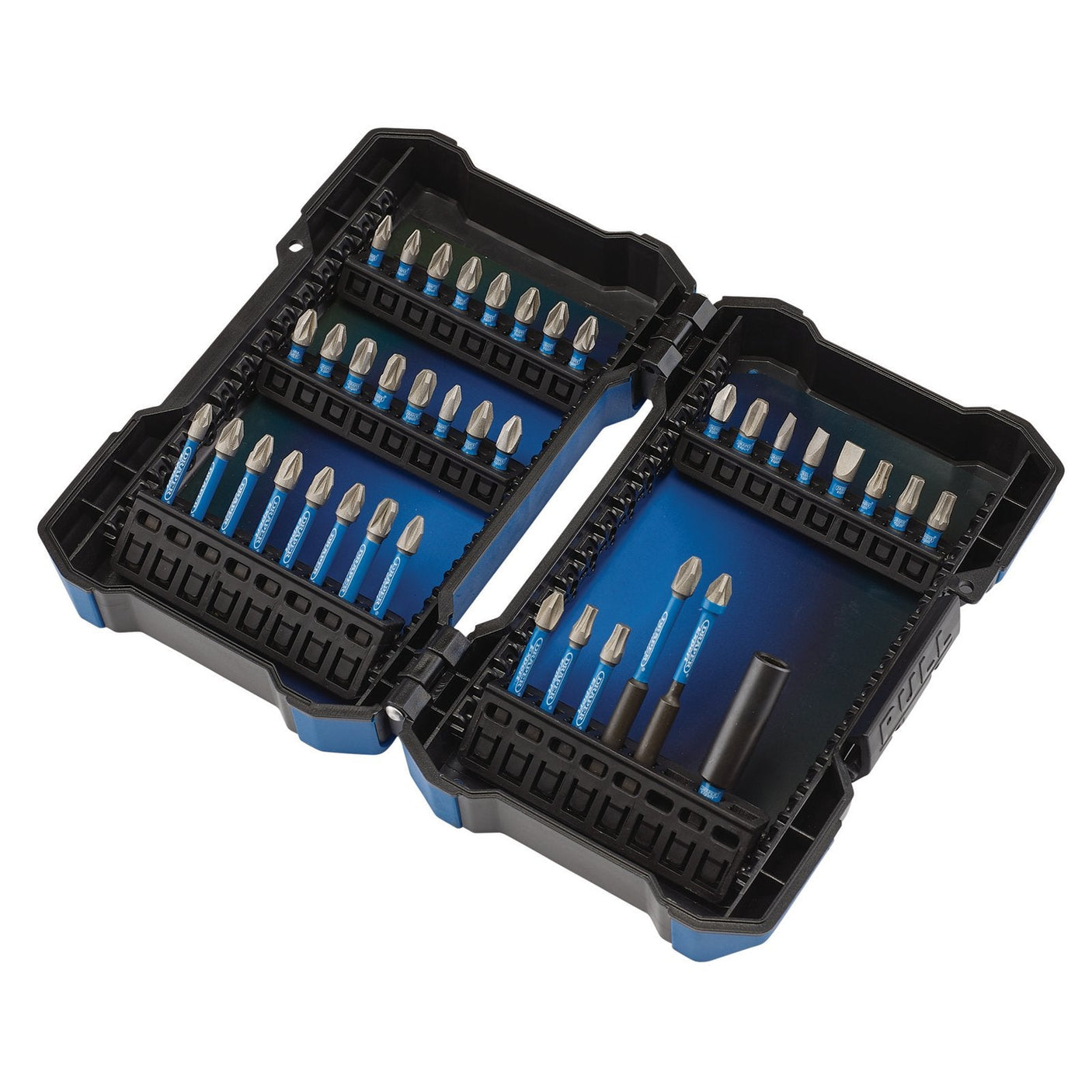 Draper Expert Impact Screwdriver Bit Set, 1/4" Hex (38 Piece) - IMBH38 - Farming Parts