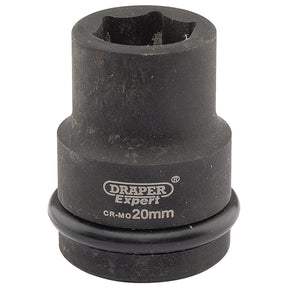 Draper Expert Hi-Torq® 6 Point Impact Socket, 3/4" Sq. Dr., 20mm - 419-MM - Farming Parts