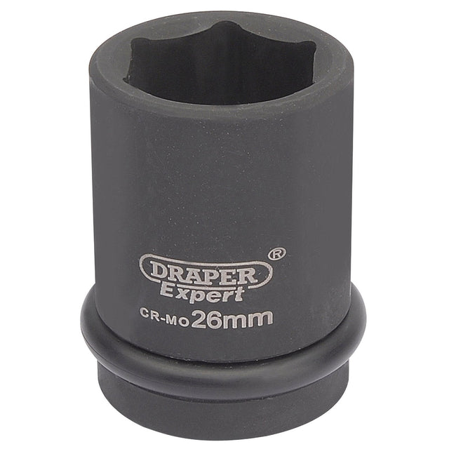 Draper Expert Hi-Torq&#174; 6 Point Impact Socket, 3/4" Sq. Dr., 26mm - 419-MM - Farming Parts