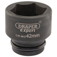 Draper Expert Hi-Torq&#174; 6 Point Impact Socket, 3/4" Sq. Dr., 42mm - 419-MM - Farming Parts