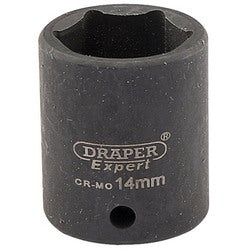 Draper Expert Hi-Torq® 6 Point Impact Socket, 1/4" Sq. Dr., 14mm - 406-MM - Farming Parts