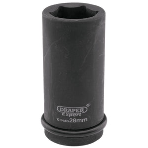 Draper Expert Hi-Torq&#174; 6 Point Deep Impact Socket, 3/4" Sq. Dr., 28mm - 419D-MM - Farming Parts