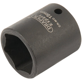 Draper Expert Hi-Torq® 6 Point Impact Socket, 1/4" Sq. Dr., 15mm - 406-MM - Farming Parts