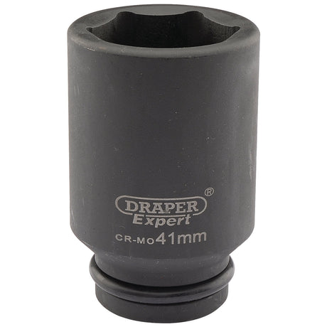 Draper Expert Hi-Torq&#174; 6 Point Deep Impact Socket, 3/4" Sq. Dr., 41mm - 419D-MM - Farming Parts