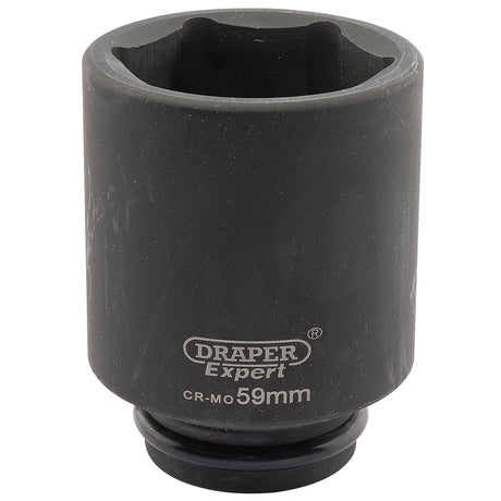 Draper Expert Hi-Torq&#174; 6 Point Deep Impact Socket, 3/4" Sq. Dr., 59mm - 419D-MM - Farming Parts