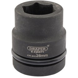 Draper Expert Hi-Torq® 6 Point Impact Socket, 1" Sq. Dr., 28mm - 425-MM - Farming Parts