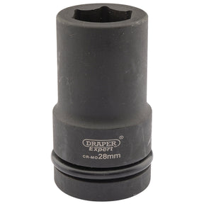 Draper Expert Hi-Torq® 6 Point Deep Impact Socket, 1" Sq. Dr., 28mm - 425D-MM - Farming Parts