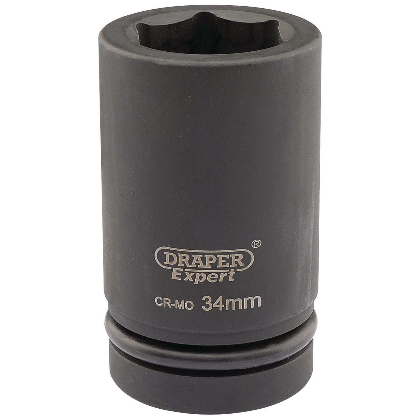 Draper Expert Hi-Torq&#174; 6 Point Deep Impact Socket, 1" Sq. Dr., 34mm - 425D-MM - Farming Parts