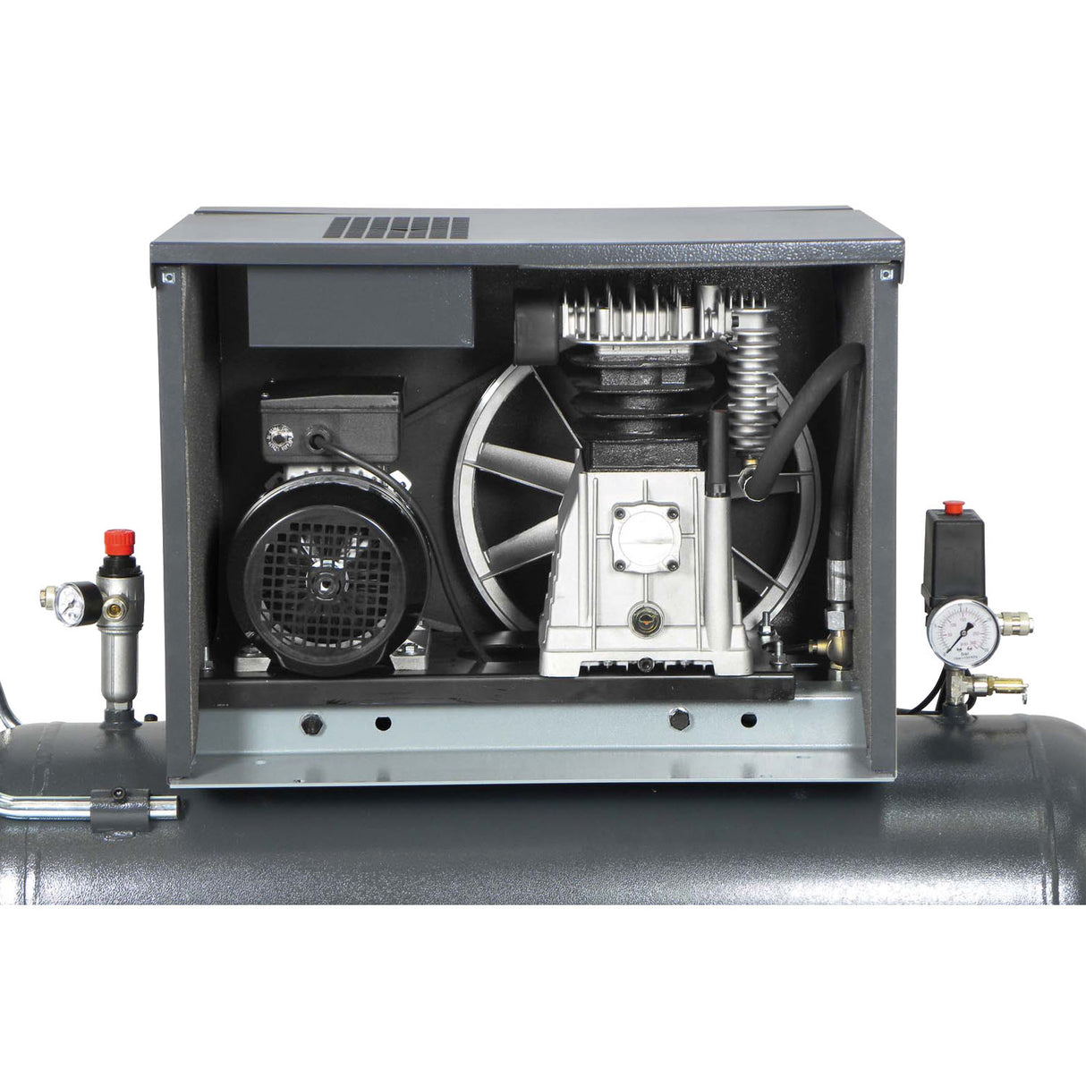 SIP PB3800/3M/200 Silenced 200ltr Belt Drive Compressor SIP-05202