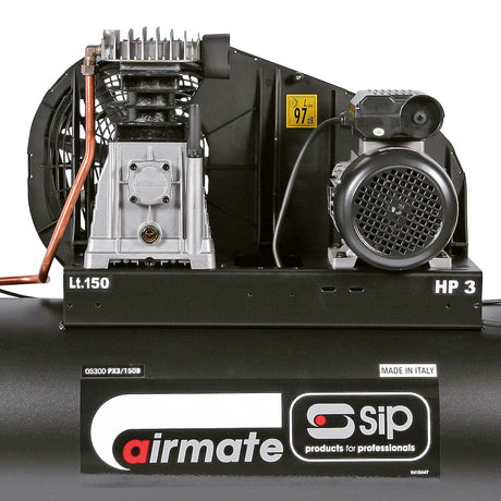 SIP PX3/150-SRB 150ltr Belt Drive Compressor with Aftercooler SIP-05300