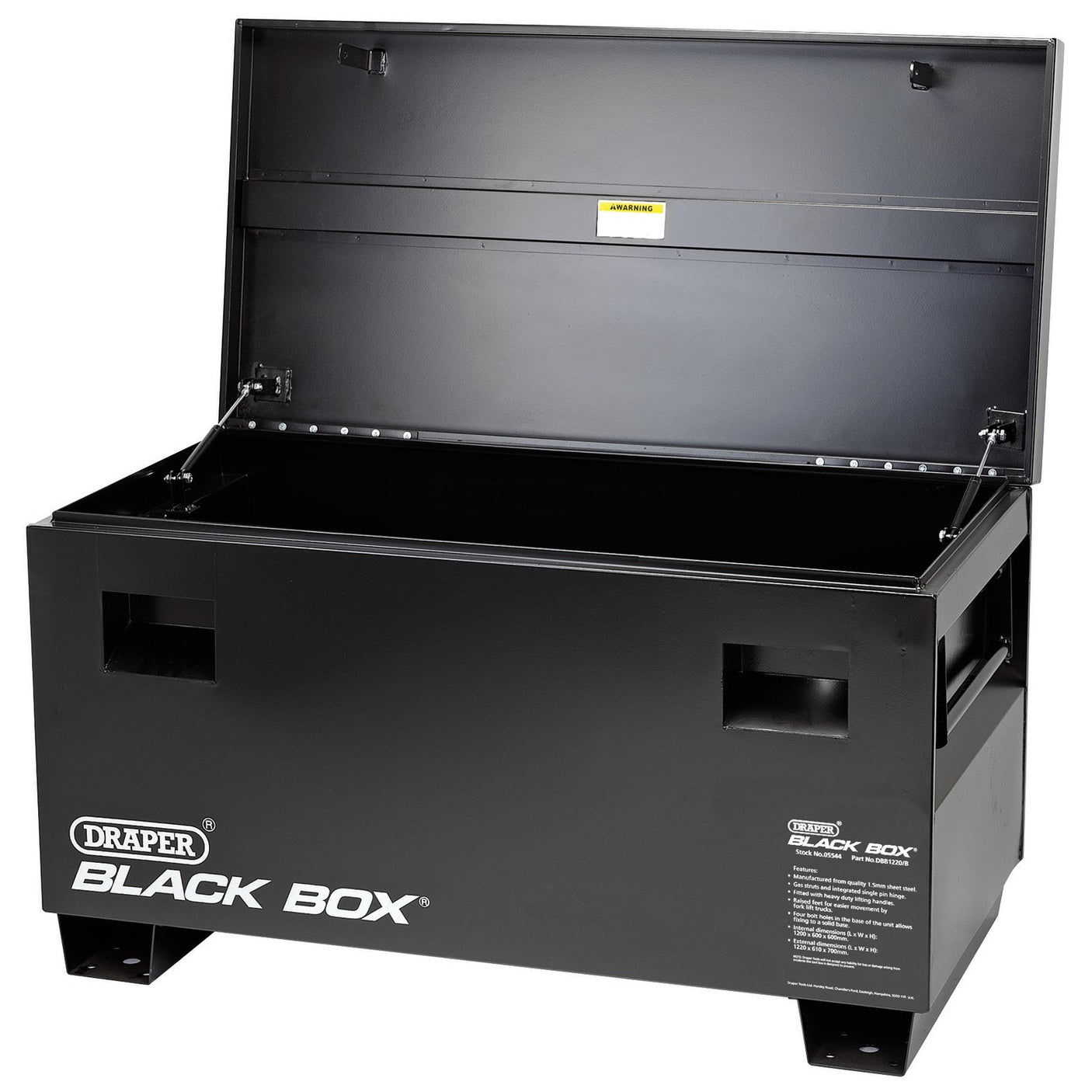 Draper Black Box&#174; Truck & Site Box, 48" - DBB1220/B - Farming Parts