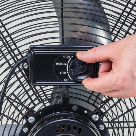 SIP 24" Heavy-Duty Drum Fan | 360° Airflow | Wheel-Mounted | IP-05637
