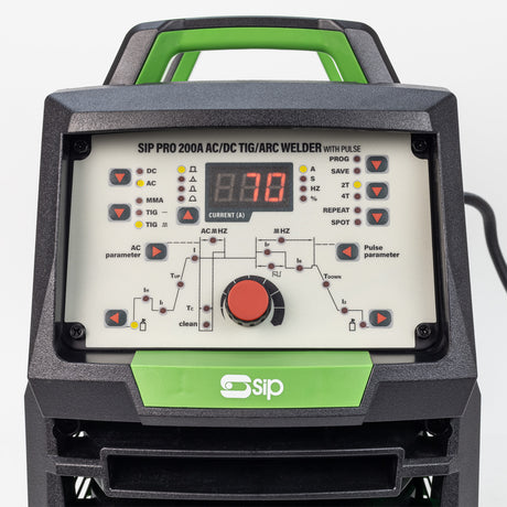 SIP PRO 200A AC/DC TIG/ARC Welder with Foot Pedal | IP-05795PEDAL