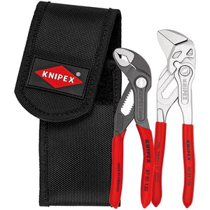 KNIPEX 00 20 72 V01 MINI PLIERS SET IN BELT TOOL POUCH