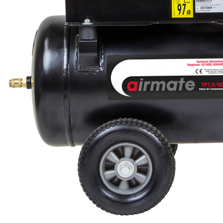 SIP TP7/50 Petrol Belt Drive Compressor 7hp 50ltr EURO V Engine 06217