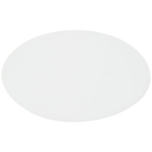 A white, circular flat object on a plain background, resembling the SIP 8" Medium Sanding Disc (Model SIP-06839), ideal for wood sanding applications.