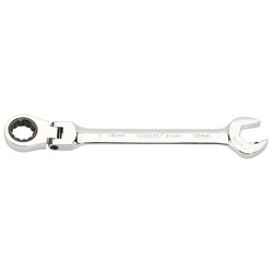 Draper Metric Combination Spanner With Flexible Head And Double Ratcheting Features (18mm) - 8328FMM - Farming Parts