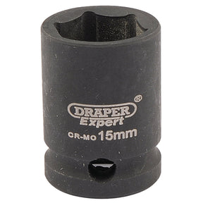 Draper Expert Hi-Torq® 6 Point Impact Socket, 3/8" Sq. Dr., 15mm - 409-MM - Farming Parts