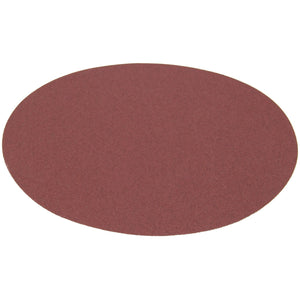 The image features a close-up of a circular, brown piece of sandpaper, likely the SIP - 12" 80 Grit Medium Sanding Disc (SIP-06896), set against a plain white background. Ideal for wood sanding applications, this disc is perfect for use with combination sanders.